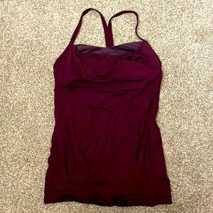 Lululemon open back workout tank